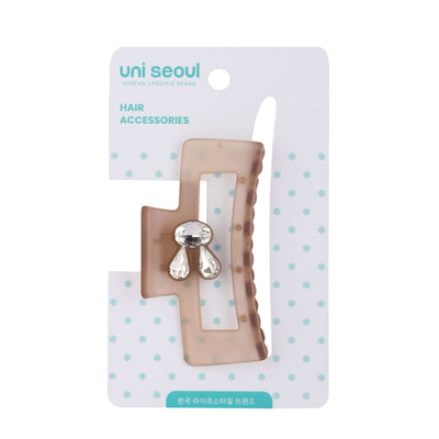 Brown Korean Small Bunny Hair Clutcher