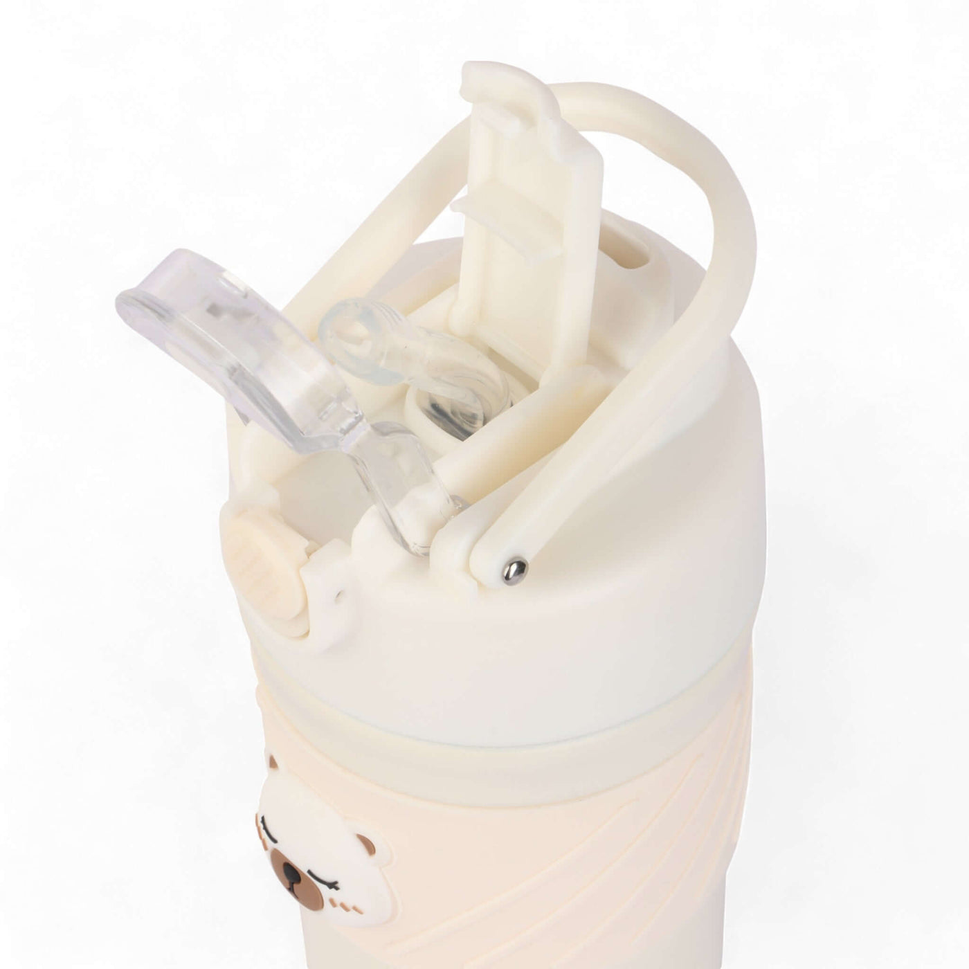 Peach White Bear Vacuum Cup I 450 ml