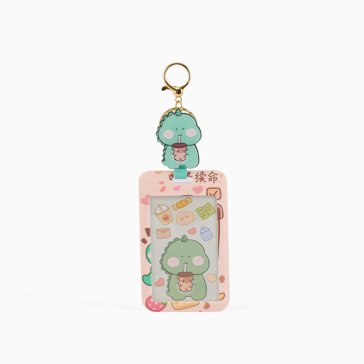 Boba Holiday Dino - ID Tag