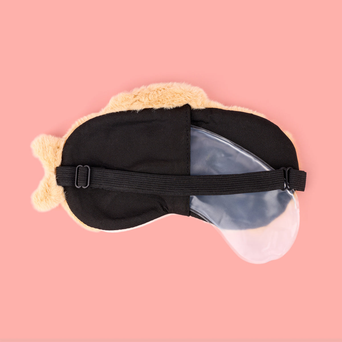 Plush Fish Eye Mask - Brown