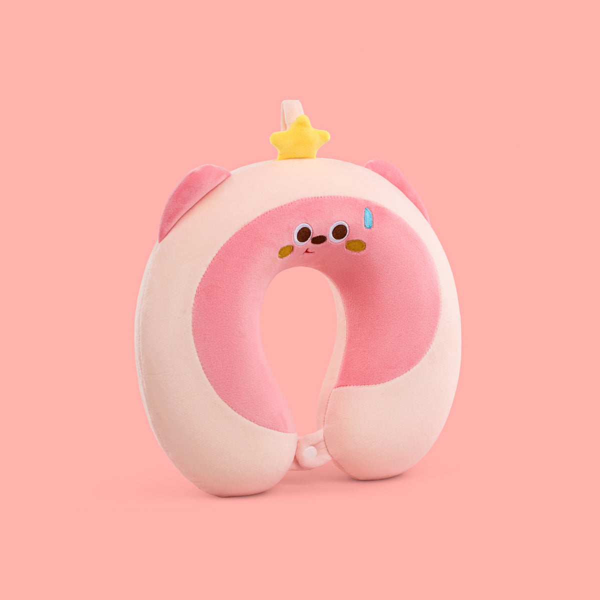 Berry Cuddle U Pillow- Pink