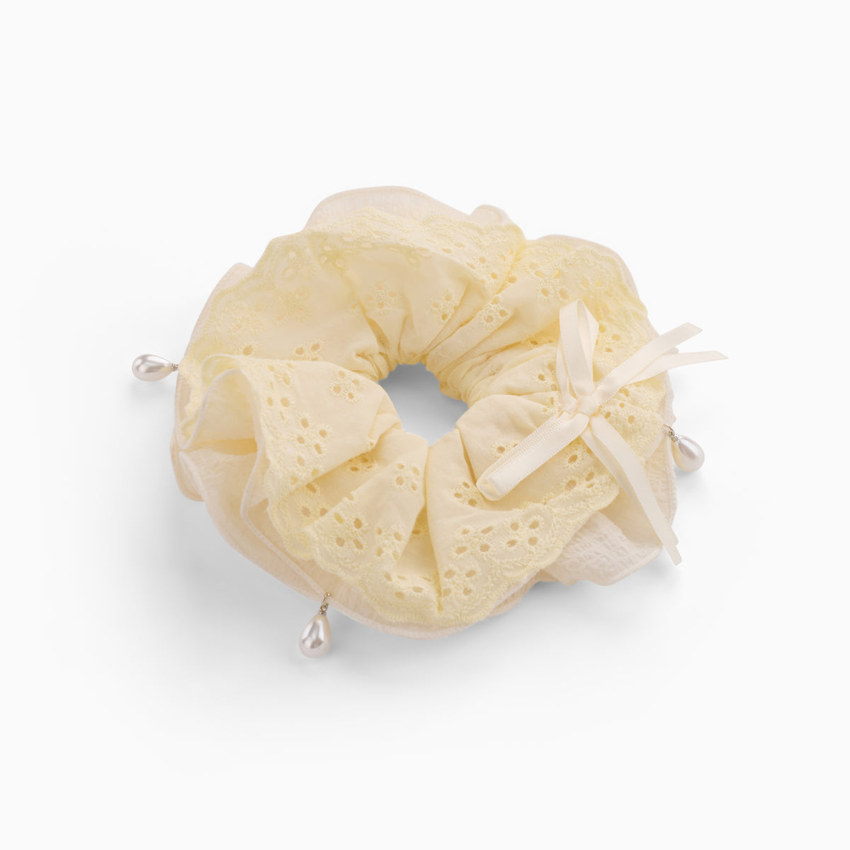 Vanilla Lace Scrunchie