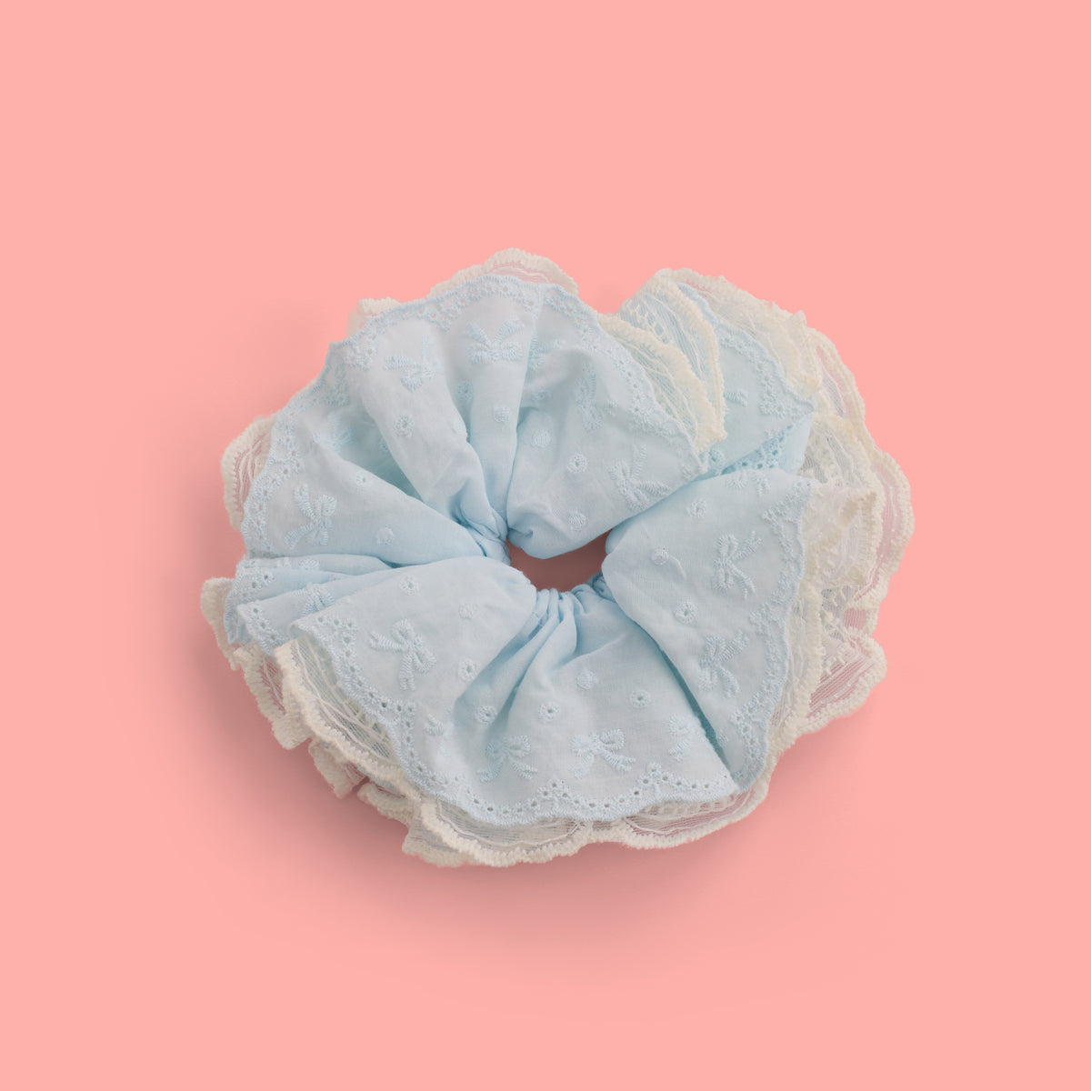 Bluebell Frill Scrunchie