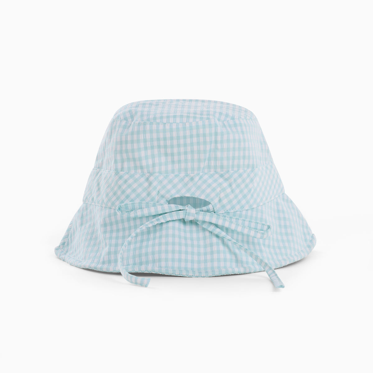 Gingham Bucket Hat - Blue