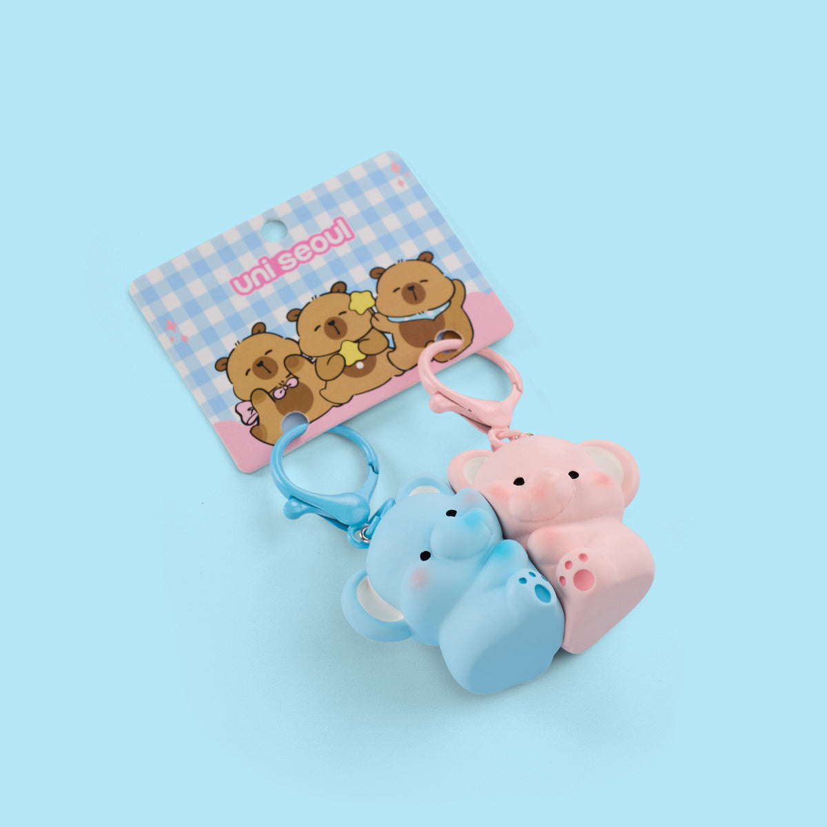 Elephant Love Bee Resin Keyring