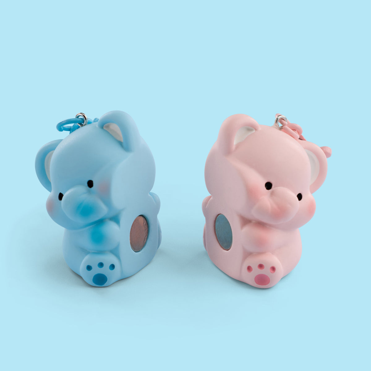 Elephant Love Bee Resin Keyring