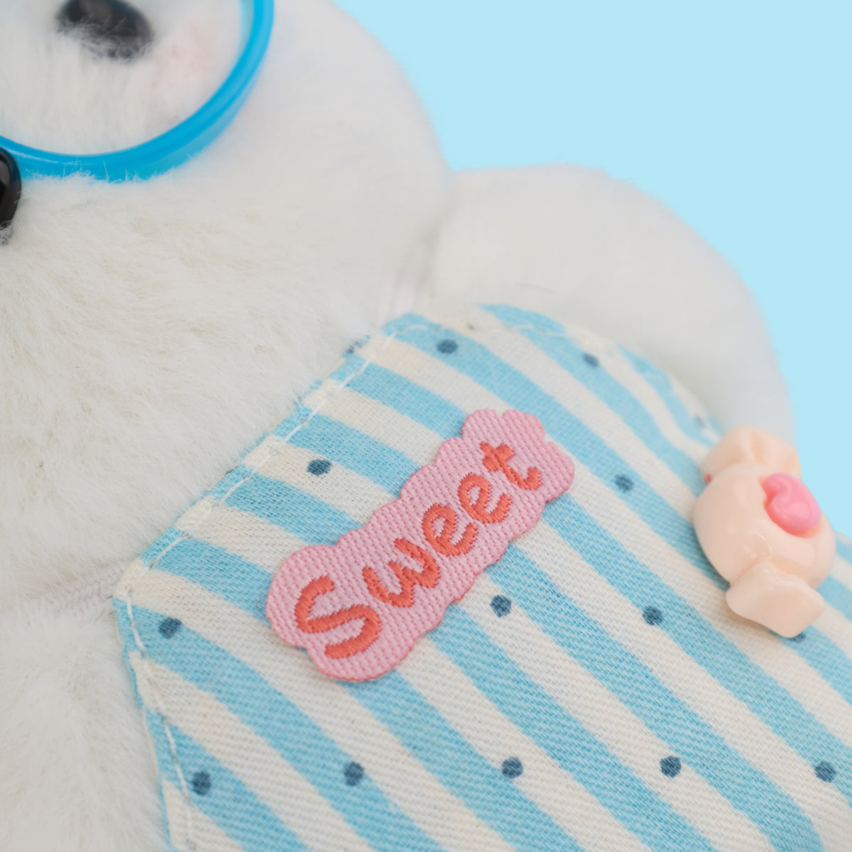 Baker Cloud Boo Plushie Keyring