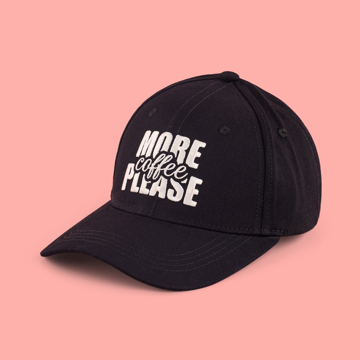 More Coffee Please Baseball Cap