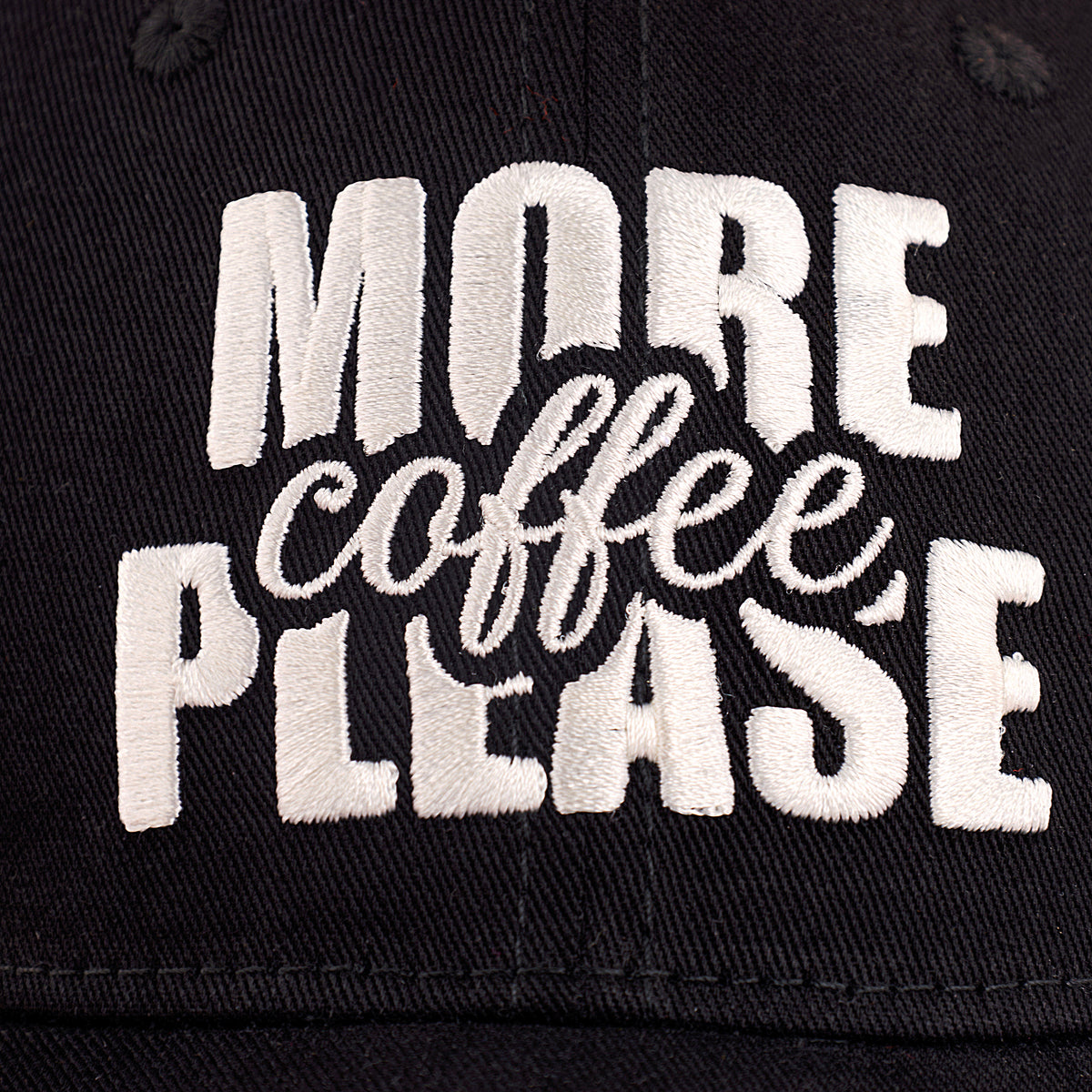 More Coffee Please Baseball Cap