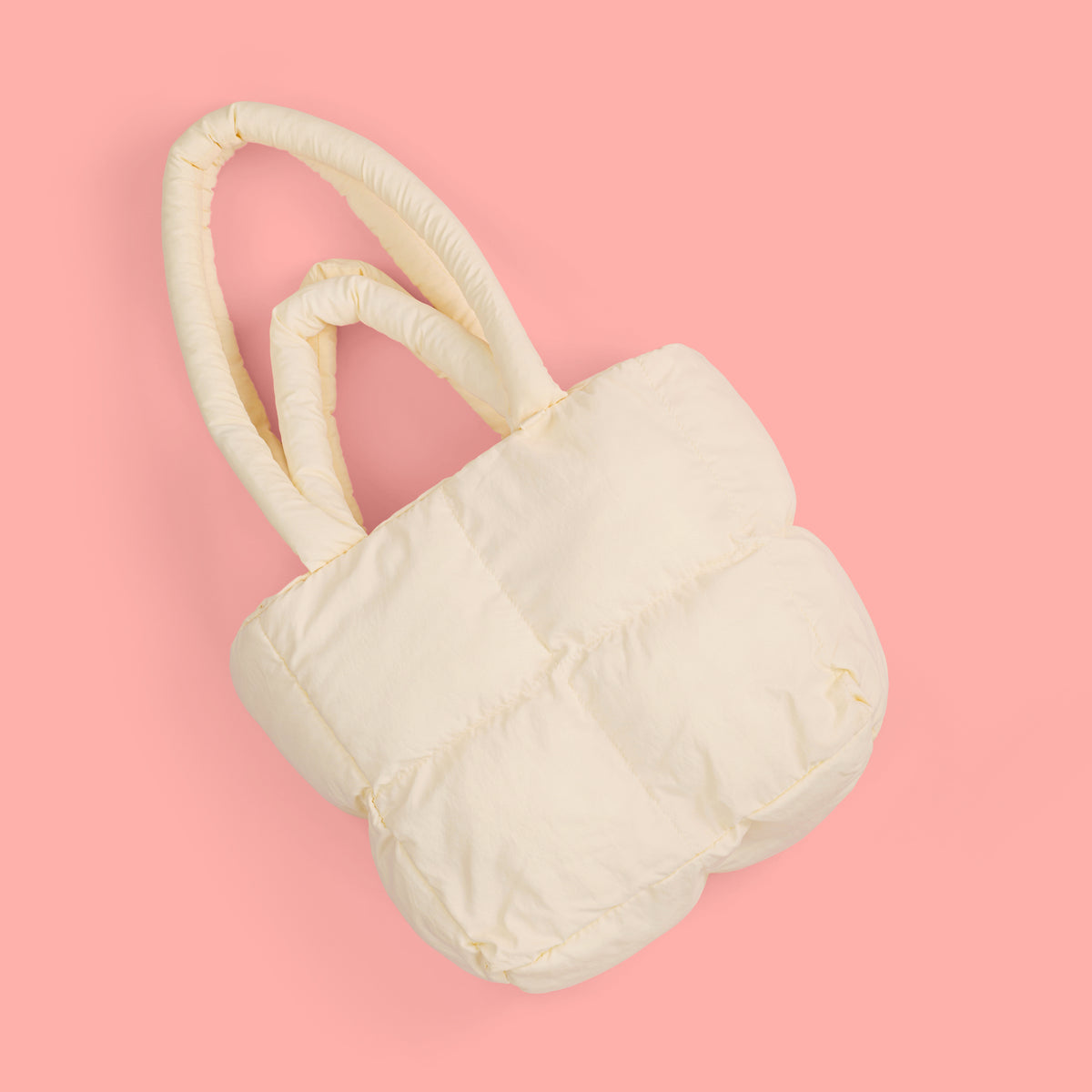 Puffed Tote Bag Beige